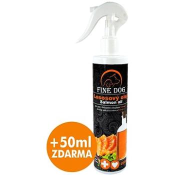 Fine Dog Lososový olej s rozprašovačem 200 ml + 50 ml zdarma (8595657300525)