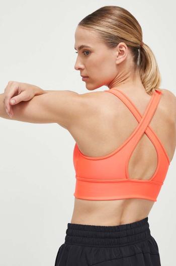 Sportovní podprsenka Under Armour Crossback oranžová barva