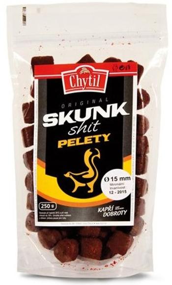 Chytil chytací pelety s dírkou 250 g - příchuť skunk - průměr 20 mm