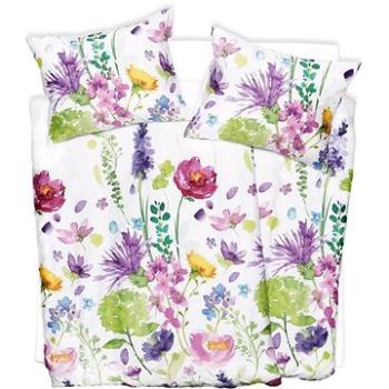 SCANquilt povlečení SATÉN TENCEL DESIGN florisa bílopestrá (34174)