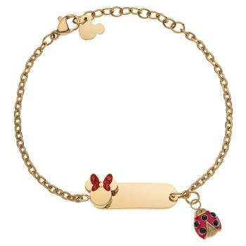 Disney Půvabný pozlacený náramek s přívěsky Minnie Mouse B600623YRRL-55.CS