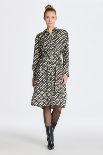 ŠATY GANT REL G PATTERN SHIRT DRESS LINEN