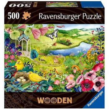 Ravensburger Puzzle 175130 Dřevěné Puzzle Divoká Zahrada 500 Dílků  (4005556175130)