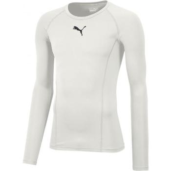 Puma LIGA BASELAYER LONG SLEEVE TEE Pánské funkční triko, bílá, velikost