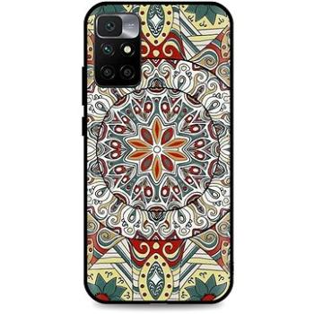 TopQ Xiaomi Redmi 10 3D silikon Barevná mandala 66502 (Sun-66502)