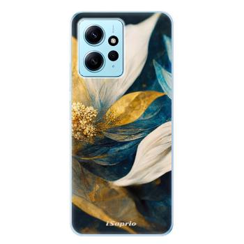 Odolné silikonové pouzdro iSaprio - Gold Petals - Xiaomi Redmi Note 12 5G