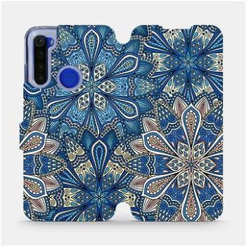 Flipové pouzdro na mobil Xiaomi Redmi Note 8T - V108P Modré mandala květy (5903516116195)