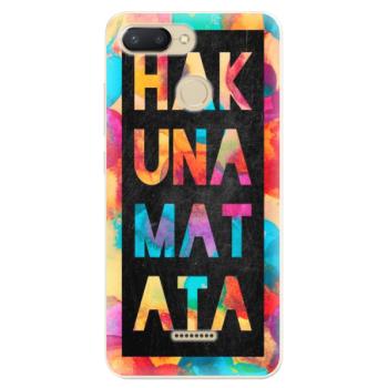 Odolné silikonové pouzdro iSaprio - Hakuna Matata 01 - Xiaomi Redmi 6