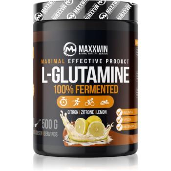 Maxxwin L-Glutamine 100% Fermented podpora tvorby svalové hmoty příchuť Lemon 500 g