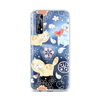 TopQ Realme 7 silikon Happy Cats 62068 (Sun-62068)