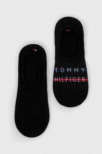 Ponožky Tommy Hilfiger 2-pack pánské, černá barva, 701222189