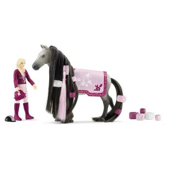 Schleich 42584 Startovací sada Sofia a Dusty, 18,7 x 24,5 x 6 cm