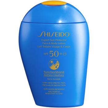 Shiseido Sun Care Expert Sun Protector Face & Body Lotion opaľovacie mlieko na tvár a telo SPF 50+ 150 ml