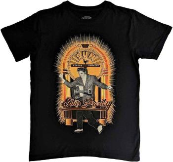 Elvis Presley Tričko Dancing Unisex Black XL