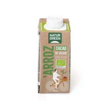 Nápoj rýžový s kakaem 200 ml BIO   NATURGREEN