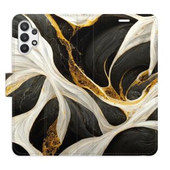 Flipové pouzdro iSaprio - BlackGold Marble - Samsung Galaxy A32 5G