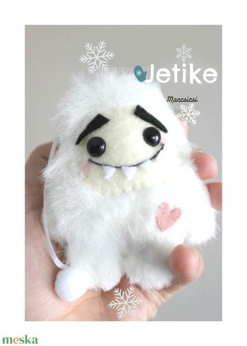 Karácsonyfa dísz - Jeti