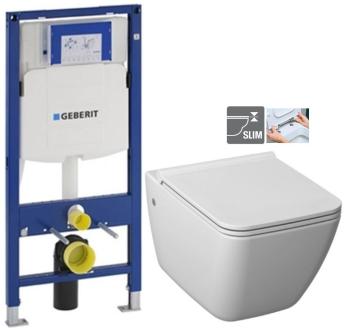 GEBERIT Duofix bez tlačítka + WC JIKA PURE + SEDÁTKO DURAPLAST 111.300.00.5 PU1