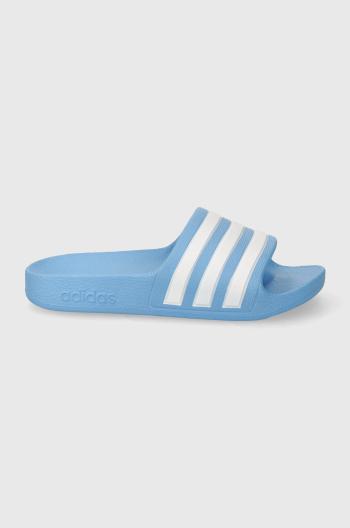 Dětské pantofle adidas ADILETTE AQUA K tyrkysová barva