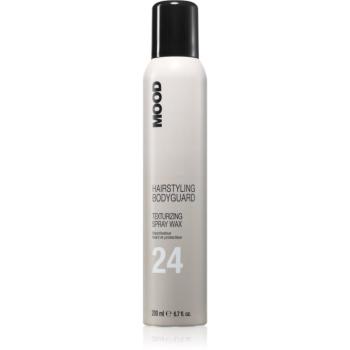 MOOD Hairstyling Bodyguard Texturizing Spray Wax lak na vlasy pro lesk a hebkost vlasů 200 ml