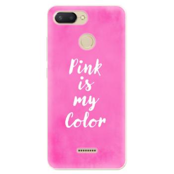 Odolné silikonové pouzdro iSaprio - Pink is my color - Xiaomi Redmi 6