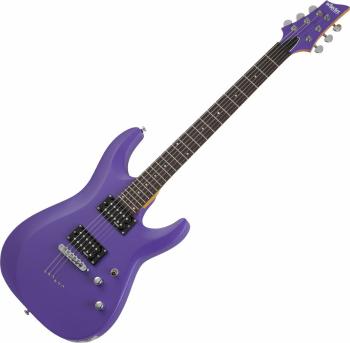 Schecter C-6 Deluxe Satin Purple Elektrická kytara