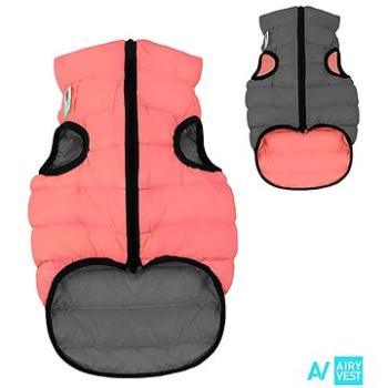 AiryVest bunda pro psy korálová/šedá (CHPbu0503nad)