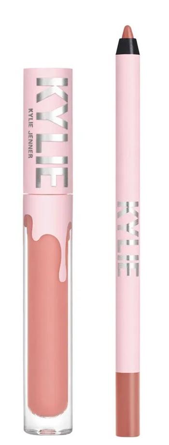 Kylie Cosmetics Sada Matte Liquid Lipstick + Lip Liner 802 Candy K
