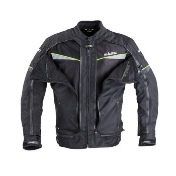 Pánská moto bunda W-TEC Progair  černá-fluo  M