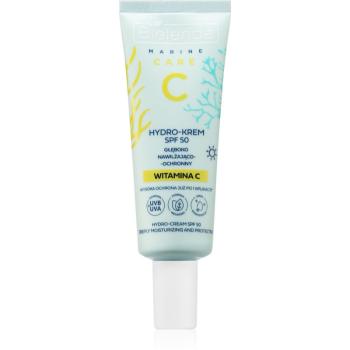 Bielenda C Marine Care Hydro-cream deeply moisturizing and protective SPF 50 hydratační a ochranný krém s vitaminem C SPF 50 40 ml