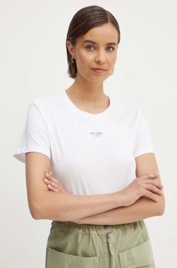 Bavlněné tričko Pepe Jeans EMILY bílá barva, PL505877