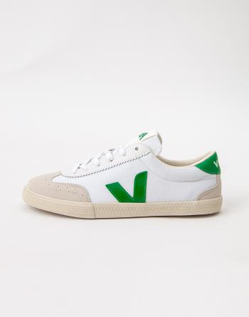 Veja Volley Canvas WHITE_EMERAUDE 43