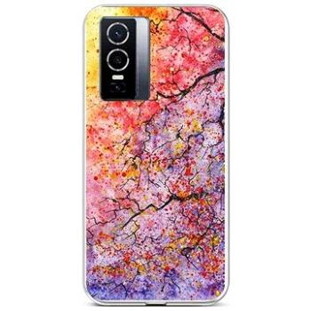 TopQ Kryt Vivo Y76 5G silikon Abstract Tree 72414 (Sun-72414)