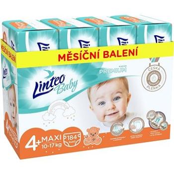 LINTEO Baby Prémium  MAXI+ (10–17 kg) 184 ks  (8595686303726)