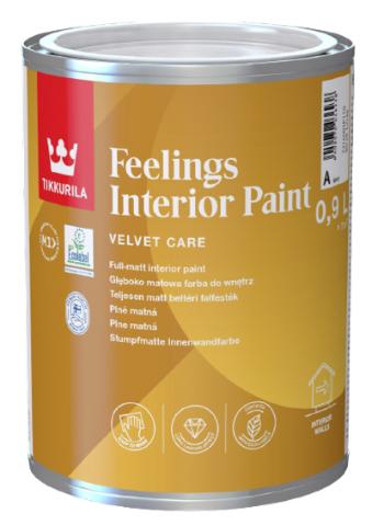 Feelings Interior Paint - plne matná umývateľná farba (zákazkové miešanie) TVT X450 - trek 0,9 l