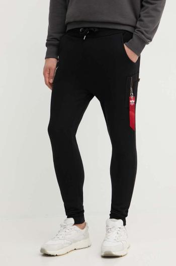 Tepláky Alpha Industries NASA Cargo Sweat Jogger černá barva, 118369.03