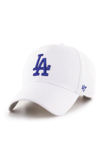 Čepice 47brand MLB Los Angeles Dodgers bílá barva, s aplikací, B-MVP12WBV-WHC