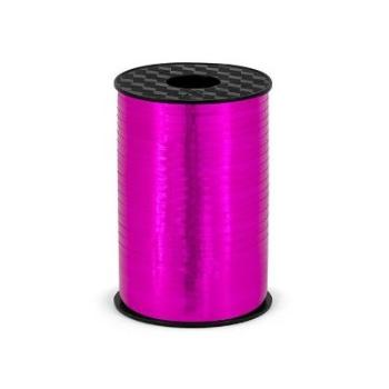 Stuha vázací  5 mm/225 m magenta metalická