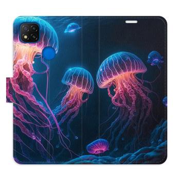 Flipové pouzdro iSaprio - Jellyfish - Xiaomi Redmi 9C