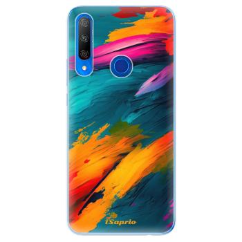 Odolné silikonové pouzdro iSaprio - Blue Paint - Huawei Honor 9X