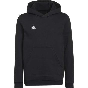 adidas ENTRADA 22 SWEAT HOODIE Juniorská fotbalová mikina, černá, velikost