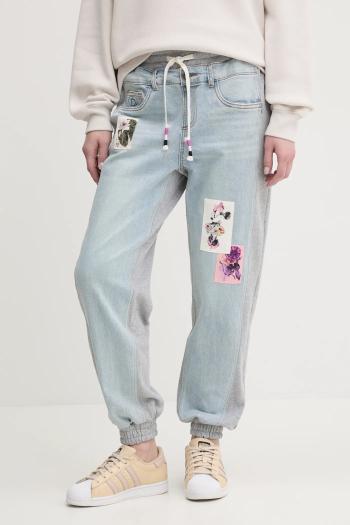 Tepláky Desigual MINNIE dámske, s nášivkou, 25SWDD72