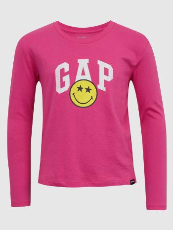 GAP Gap & Smiley® Triko dětské Růžová