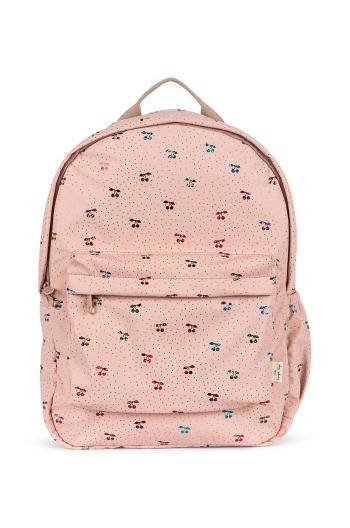 Dětský batoh Konges Sløjd RAINY KIDS BACKPACK MIDI růžová barva, malý, vzorovaný, KS101282