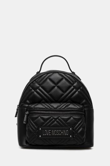 Batoh Love Moschino dámský, černá barva, malý, s aplikací, JC4148PP0L