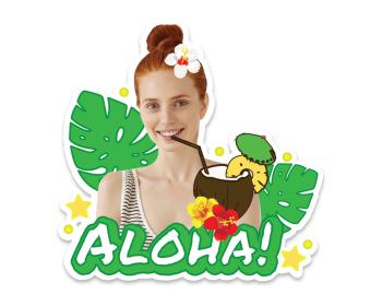 Personal Personalizovaný zápich na dort - Aloha