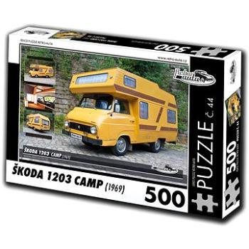 Retro-auta Puzzle č. 44 Škoda 1203 Camp (1969) 500 dílků (8594047726440)