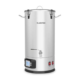 Klarstein Maischfest, boiler, 5 părți, 1500 / 3000 W, 35 l, LCD, din oțel inoxidabil