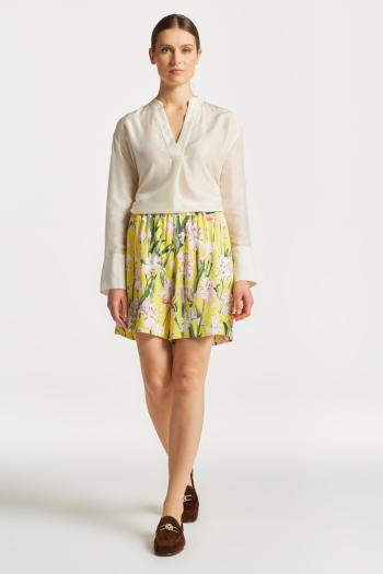 ŠORTKY GANT IRIS PRINT PULL ON SHORTS CANARY YELLOW