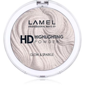 LAMEL Insta Glow and Sparkle kompaktní pudrový rozjasňovač odstín 401 12 g